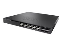 Cisco Catalyst 3650-8X24UQ-E - Conmutador - L3 - Gestionado - 16 x 10/100/1000 (UPOE) + 8 x 100/1000/2.5G/5G/10G (UPOE) + 4 x 10 Gigabit SFP+ (enlace de subida) - sobremesa, montaje en rack - UPOE (820 W) WS-C3650-8X24UQ-E