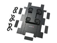 APC Roof Fan Tray - Bandeja para ventilador montado en bastidor - CA 208/230 V - negro - para NetShelter SX Enclosure with Sides ACF502