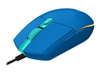 Logitech Gaming Mouse G203 LIGHTSYNC - Ratón - óptico - 6 botones - cableado - USB - azul 910-005798