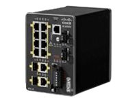 Cisco Industrial Ethernet 2000U Series - Conmutador - Gestionado - 16 x 10/100 + 2 x Gigabit SFP combinado + 2 x Fast Ethernet/Gigabit SFP combinados - montaje en riel DIN IE-2000U-16TC-G