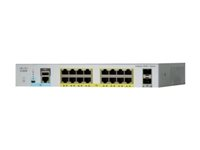 Cisco Catalyst 2960L-16TS-LL - Conmutador - Gestionado - 16 x 10/100/1000 + 2 x Gigabit SFP (enlace ascendente) - sobremesa, montaje en rack WS-C2960L-16TS-LL