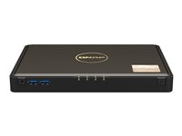 QNAP TBS-464 NASbook - Servidor NAS - 4 compartimentos - RAID 0, 1, 5, 6, 10 - RAM 8 GB - 2.5 Gigabit Ethernet - iSCSI soporta TBS-464-8G