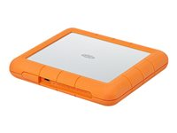 LaCie Rugged RAID Shuttle STHT8000800 - Orden unidad de disco duro - 8 TB - 2 compartimentos - HDD 4 TB x 2 - USB 3.1 (externo) - con 3 years Rescue Data Recovery Service Plan STHT8000800