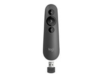 Logitech R500s - Control remoto para presentaciones - 3 botones - gris medio 910-006520