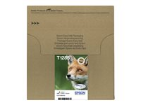 Epson T1285 Easy Mail Packaging - Paquete de 4 - negro, amarillo, cián, magenta - original - caja - cartucho de tinta - para Stylus S22, SX130, SX230, SX235, SX430, SX435, SX438, SX440, SX445; Stylus Office BX305 C13T12854510