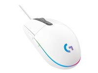Logitech Gaming Mouse G203 LIGHTSYNC - Ratón - óptico - 6 botones - cableado - USB - blanco 910-005797