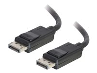 C2G 35ft DisplayPort Cable with Latches - M/M - Cable DisplayPort - DisplayPort (M) a DisplayPort (M) - 10.66 m - trabado - negro 54405