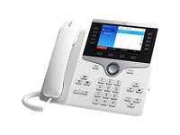 Cisco IP Phone 8851 - Teléfono VoIP - SIP, RTCP, RTP, SRTP, SDP - 5 líneas - blanco CP-8851-W-K9=