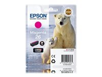 Epson 26 - 4.5 ml - magenta - original - blíster con alarmas de RF/acústica - cartucho de tinta - para Expression Premium XP-510, 520, 600, 605, 610, 615, 620, 625, 700, 710, 720, 800, 810, 820 C13T26134020