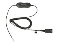 Jabra GN1200 CC - Cable para auriculares - Desconexión rápida enchufe a RJ-9 macho - 2 m - para Jabra GN 2100, GN 2200, GN 2250 88011-99