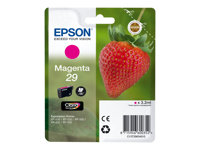 Epson 29 - 3.2 ml - magenta - original - blíster con alarmas de RF/acústica - cartucho de tinta - para Expression Home XP-235, 245, 247, 332, 335, 342, 345, 432, 435, 442, 445 C13T29834020