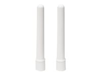 Cisco Meraki Dual-Band Omni Antenna (4/7 dBi Gain) Set - Antena - 4 dBi, 7 dBi - omnidireccional (paquete de 2) - para Cisco Meraki MR62, MR66, MR72 Cloud Managed 802.11ac Outdoor AP MA-ANT-20