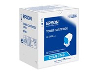 Epson - Cián - original - cartucho de tóner - para Epson AL-C300; AcuLaser C3000; WorkForce AL-C300 C13S050749