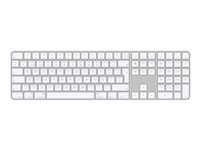 Apple Magic Keyboard with Touch ID and Numeric Keypad - Teclado - Bluetooth, USB-C - QWERTY - portugués - para iMac; Mac mini (Finales de 2020); MacBook Air (Finales de 2020); MacBook Pro MK2C3PO/A