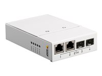AXIS T8606 Media Converter Switch - Conversor de soportes de fibra - 100Mb LAN - 10Base-T, 100Base-TX - 2 puertos - 2 x RJ-45 / 2 x SFP (mini-GBIC) - para AXIS P1455-LE, P1455-LE-3 License Plate Verifier Kit 5901-261