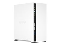 QNAP TS-233 - Servidor NAS - 2 compartimentos - SATA 6Gb/s - RAID 0, 1, JBOD - RAM 2 GB - Gigabit Ethernet - iSCSI soporta TS-233
