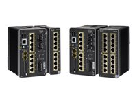 Cisco Catalyst IE3300 Rugged Series - Conmutador - Gestionado - 10 x 10/100/1000 (8 PoE+) + 2 x SFP - montaje en riel DIN - PoE+ (360 W) - alimentación DC IE-3300-8P2S-E