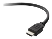 Belkin Standard - Cable HDMI - HDMI macho a HDMI macho - 1.5 m - doble blindado - negro - compatibilidad con 4K F3Y017BT1.5MBLK