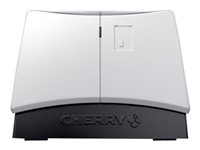 CHERRY SmartTerminal ST-1144 - Lector de tarjetas inteligentes - USB 2.0 - blanco (parte superior), base negra ST-1144UB