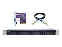 QNAP TL-R400S - Orden unidad de disco duro - 4 compartimentos (SATA-600) - SATA 6Gb/s (externo) - montaje en bastidor - 1U TL-R400S