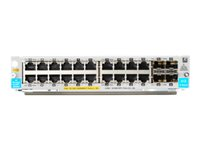 HPE - Módulo de expansión - Gigabit Ethernet (PoE+) x 20 + Gigabit Ethernet / 10 Gigabit SFP+ x 4 - para HPE 5406R zl2, 5406R-44G-PoE+/2SFP+ v2, 5406R-44G-PoE+/4SFP v2, 5406R-8XGT/8SFP+ v2 J9990A