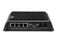Cradlepoint R1900-5GB - Enrutador inalámbrico - WWAN - conmutador de 4 puertos - GigE - LTE, 802.11a/b/g/n/ac/ax, Bluetooth 5.1 - Doble banda - 5G - con 1 año de NetCloud Mobile Performance Essentials Plan MB01-19005GB-GA