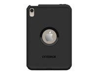 OtterBox Defender Series - Carcasa protectora para teléfono móvil - policarbonato, goma sintética - negro - para Apple iPad mini (6ª generación) 77-87476