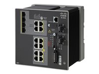 Cisco Industrial Ethernet 4000 Series - Conmutador - Gestionado - 8 x 10/100/1000 + 4 x Gigabit SFP combinado - montaje en riel DIN - DC power - Conforme a la TAA IE-4000-8GT4G-E