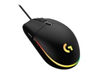 Logitech Gaming Mouse G203 LIGHTSYNC - Ratón - óptico - 6 botones - cableado - USB - negro 910-005796