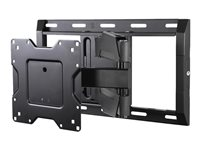 Ergotron Neo-Flex UHD - Kit de montaje (soporte para montaje en pared) - perfil bajo - para pantalla plana - voladizo - negro - tamaño de pantalla: desde 37" 61-132-223