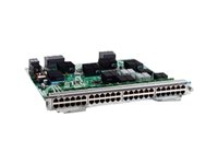 Cisco Catalyst 9400 Series Line Card - Conmutador - 24 x 100/1000/2.5G/5G/10GBase-T (UPOE) + 24 x 10/100/1000 (UPOE) - módulo de conexión - UPOE C9400-LC-48UX=