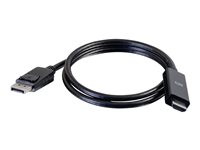 C2G 1.8m DisplayPort Male to HD Male Active Adapter Cable - 4K 60Hz - Cable adaptador - DisplayPort macho a HDMI macho - 1.8 m - negro - activo, compatibilidad con 4K 80694