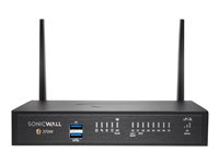 SonicWall TZ370W - Aparato de seguridad - GigE - Wi-Fi 5 - 2.4 GHz, 5 GHz - NFR - escritorio 02-SSC-6446