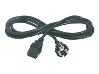 APC - Cable de alimentación - IEC 60320 C19 a CEE 7/7 (M) - CA 230 V - 2.5 m - negro - para P/N: SMT2200I-AR, SMT2200R2I-AR, SMT3000I-AR, SMT3000R2I-AR, SRT1500XLI, SRT2200XLI-KR AP9875