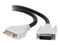 C2G - Cable alargador DVI - enlace doble - DVI-D (M) a DVI-D (H) - 2 m 81194