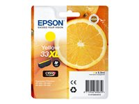 Epson 33XL - 8.9 ml - XL - amarillo - original - blíster - cartucho de tinta - para Expression Home XP-635, 830; Expression Premium XP-530, 540, 630, 635, 640, 645, 830, 900 C13T33644010