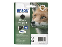 Epson T1281 - 5.9 ml - negro - original - blíster - cartucho de tinta - para Stylus S22, SX130, SX230, SX235, SX430, SX435, SX438, SX440, SX445; Stylus Office BX305 C13T12814011
