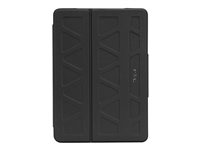 Targus Pro-Tek - Funda con tapa para tableta - poliuretano, poliuretano termoplástico (TPU) - negro - 10.2" - 10.5" - para Apple 10.2-inch iPad (7th generation, 8th generation, 9th generation); 10.5-inch iPad Air (3rd generation); 10.5-inch iPad Pro THZ852GL