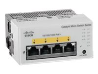 Cisco Catalyst Micro Switches CMICR-4PS - Conmutador - 4 x 10/100/1000 (4 PoE+) + 2 x SFP - montaje en pared CMICR-4PS