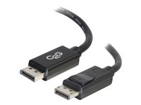 C2G 10ft 8K DisplayPort Cable with Latches - M/M - Cable DisplayPort - DisplayPort (M) a DisplayPort (M) - 3.05 m - trabado - negro 54402