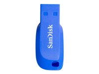 SanDisk Cruzer Blade - Unidad flash USB - 32 GB - USB 2.0 - azul eléctrico SDCZ50C-032G-B35BE