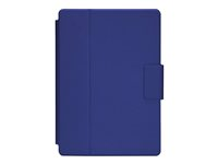 Targus Safe Fit Universal 360° Rotating - Funda con tapa para tableta - poliuretano - azul - 9" - 10.5" THZ78502GL
