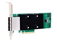 Broadcom HBA 9600-16e - Controlador de almacenamiento - 16 Canal - SATA 6Gb/s / SAS 24Gb/s / PCIe 4.0 (NVMe) - PCIe 4.0 x8 05-50118-00