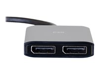 C2G DisplayPort 1.2 to Dual DisplayPort MST Hub - Separador de vídeo/audio - 2 x DisplayPort - sobremesa 84291