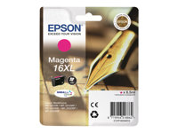 Epson 16XL - 6.5 ml - XL - magenta - original - cartucho de tinta - para WorkForce WF-2010, 2510, 2520, 2530, 2540, 2630, 2650, 2660, 2750, 2760 C13T16334010