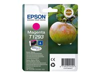 Epson T1293 - Tamaño L - magenta - original - blíster con alarmas de RF/acústica - cartucho de tinta - para Stylus SX230, SX235, SX430, SX438; WorkForce WF-3010, 3520, 3530, 3540, 7015, 7515, 7525 C13T12934021