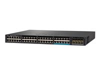 Cisco Catalyst 3650-12X48FD-L - Conmutador - L3 - Gestionado - 36 x 10/100/1000 (PoE) + 12 x 100/1000/2.5G/5G/10G (PoE) + 2 x 10 Gigabit SFP+ (enlace de subida) - sobremesa, montaje en rack - PoE (660 W) WS-C3650-12X48FD-L