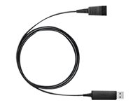 Jabra LINK 230 - Adaptador para auriculares - USB macho a Desconexión rápida 230-09
