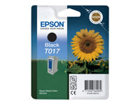 Epson T017 - 17 ml - negro - original - blíster - cartucho de tinta - para Epson 1000 ICS; Stylus Color 680, 680 Transparent, 685, 777, 777i C13T01740110