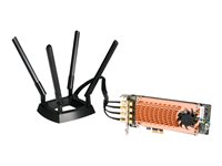 QNAP QWA-AC2600 - Adaptador de red - PCIe 2.0 perfil bajo - 802.11b, 802.11a, 802.11g, 802.11n, 802.11ac QWA-AC2600